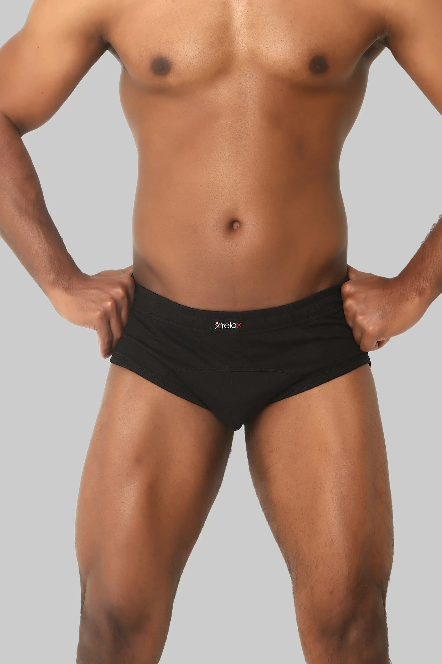 Relax Underwear Black (100% Cotton) (BUY 3 GET 1 FREE)