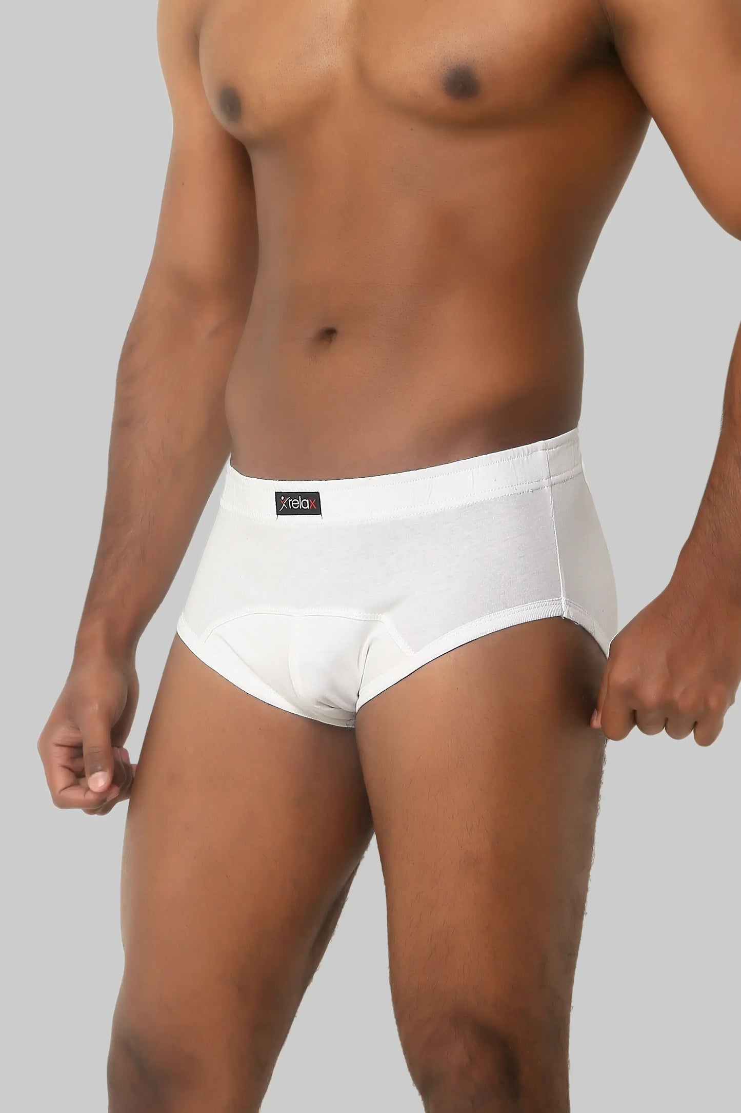 Relax Underwear White (100% Cotton) (BUY 3 GET 1 FREE)