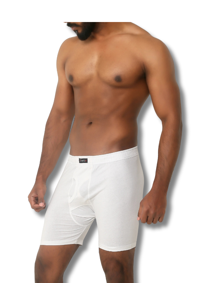 Relax Boxershort White (100% Cotton)