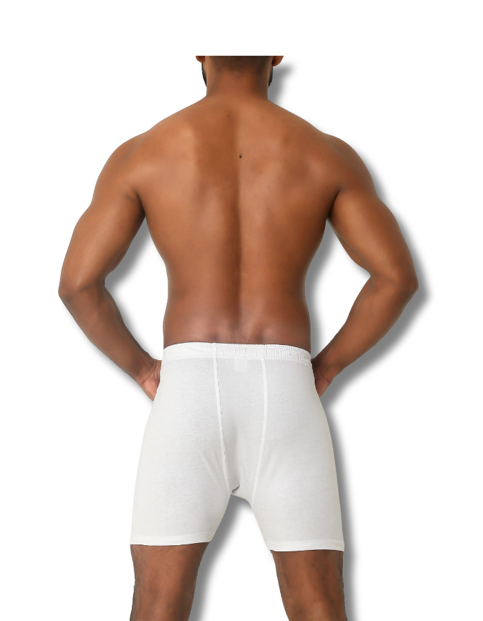 Relax Boxershort White (100% Cotton)
