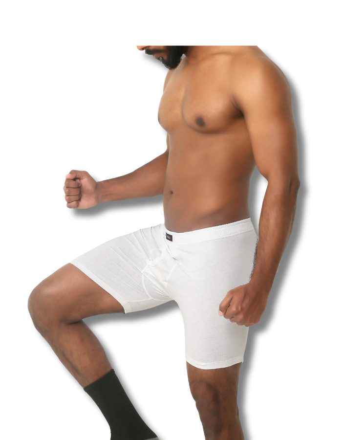 Relax Boxershort White (100% Cotton)