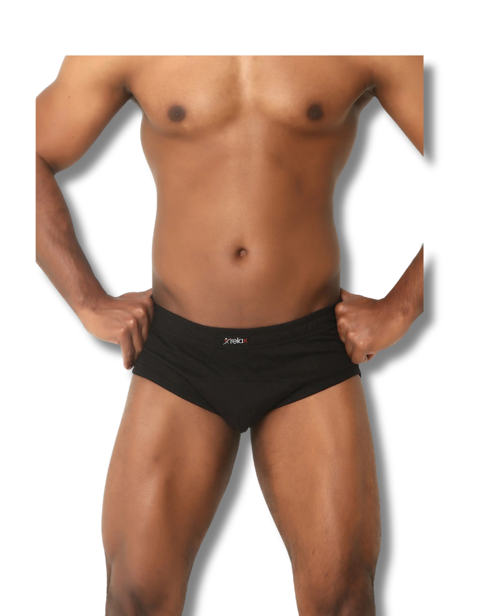 Relax Underwear Black (100% Cotton)