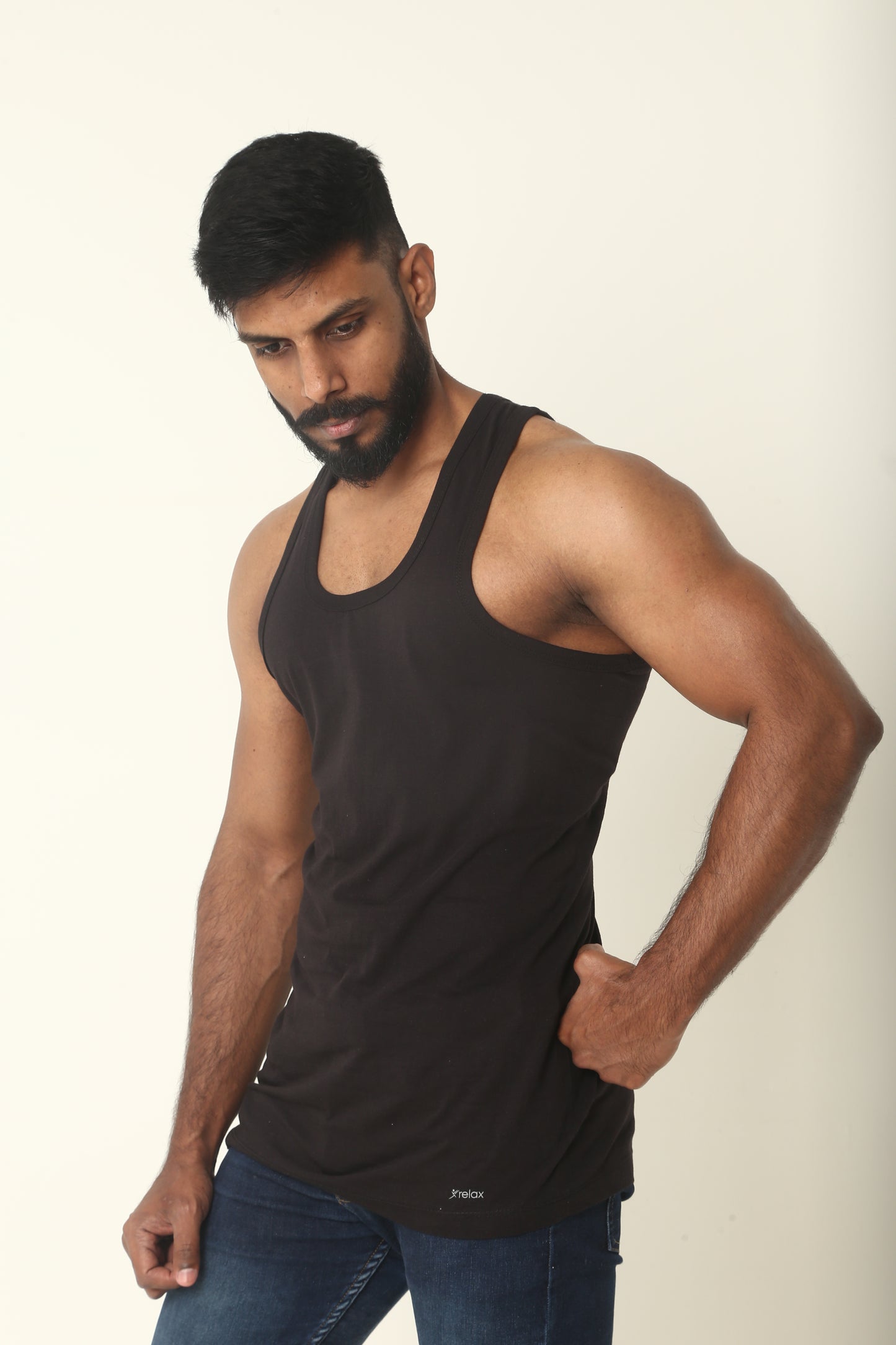 VEST SANDO (BLACK)