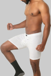 Relax Boxershort White (100% Cotton)