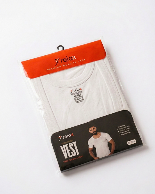 Vest White (HALF SLEEVES)