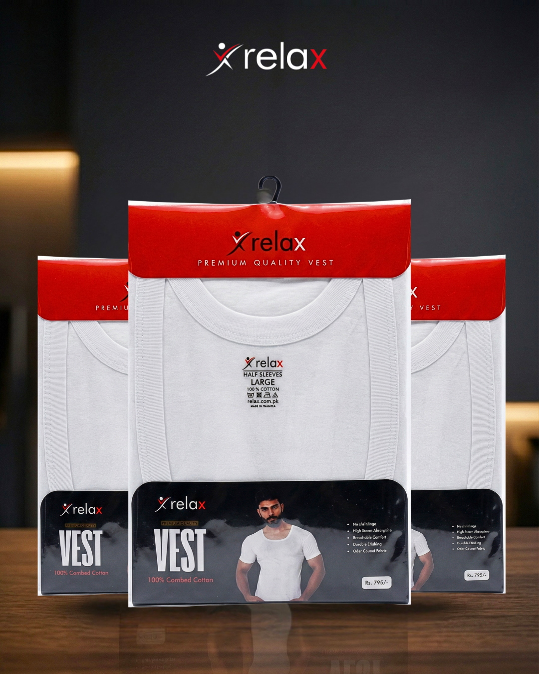BUY 3PCS GET 10% OFF-VEST (BAZOO)WHITE